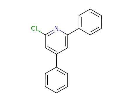 Molecular Structure of 76570-24-6 (Pyridine, 2-chloro-4,6-diphenyl-)