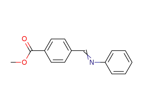 Molecular Structure of 24313-71-1 (Benzoic acid, 4-[phenylimino)-,methyl ester)