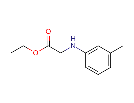 Molecular Structure of 21911-66-0 (ethyl 2-[(3-methylphenyl)amino]acetate)