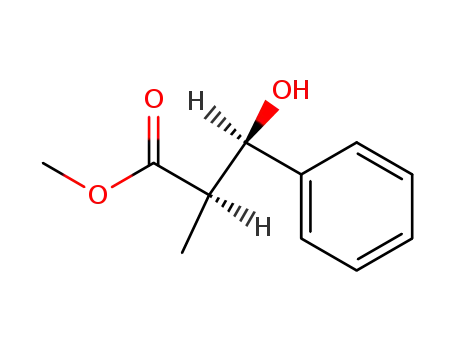 Molecular Structure of 76549-05-8 (methyl (2R,3R)-3-hydroxy-2-methyl-3-phenylpropanoate)