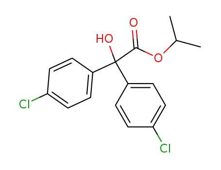 Benzeneacetic acid,4-chloro-a-(4-chlorophenyl)-a-hydroxy-, 1-methylethyl ester