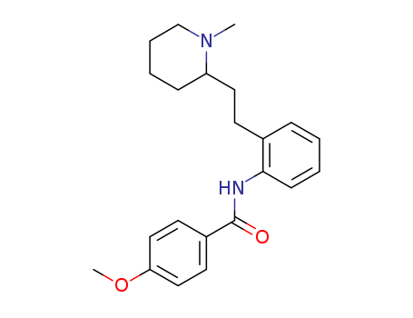 Benzamide,4-methoxy-N-[2-[2-(1-methyl-2-piperidinyl)ethyl]phenyl]-