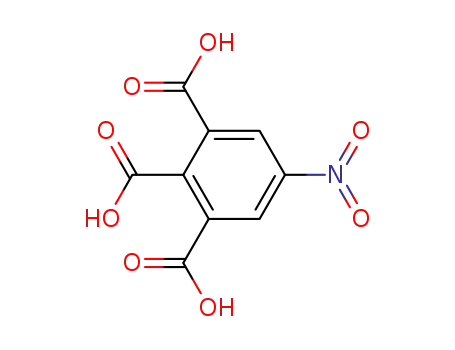 Molecular Structure of 3807-81-6 (5-Nitro-1,2,3-benzenetricarboxylic acid)