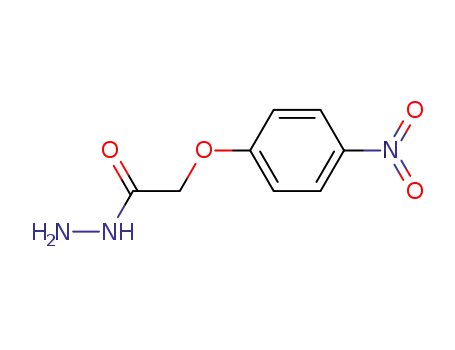 Molecular Structure of 75129-74-7 (4-NITROPHENOXYACETIC ACID HYDRAZIDE)