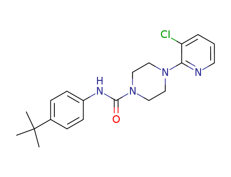 1-Piperazinecarboxamide,  4-(3-chloro-2-pyridinyl)-N-[4-(1,1-dimethylethyl)phenyl]-