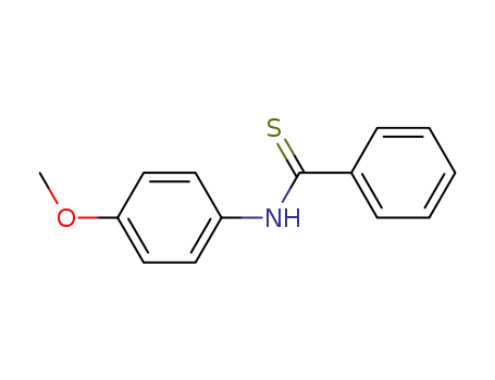 Molecular Structure of 5310-26-9 (Benzenecarbothioamide, N-(4-methoxyphenyl)-)