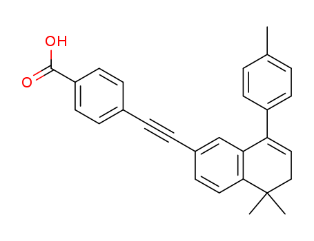 4-{[5,5-dimethyl-8-(4-methylphenyl)-5,6-dihydronaphthalen-2-yl]ethynyl}benzoic acid