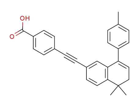 4-[2-[5,5-dimethyl-8-(4-methylphenyl)-6H-naphthalen-2-yl]ethynyl]benzoic acid