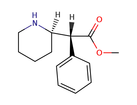 Molecular Structure of 40431-64-9 (dexmethylphenidate)