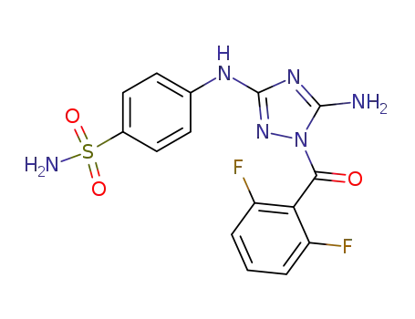 4-[[5-アミノ-1-(2,6-ジフルオロベンゾイル)-1H-1,2,4-トリアゾール-3-イル]アミノ]ベンゼンスルホンアミド