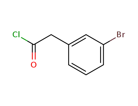 Molecular Structure of 98288-51-8 ((3-Bromophenyl)-acetyl chloride ,95%)