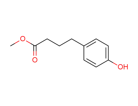 Molecular Structure of 22320-10-1 (4-Hydroxybenzenebutyric acid methyl ester)