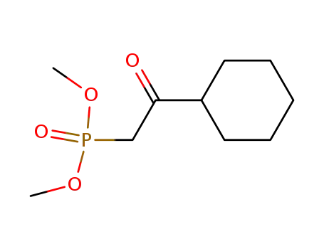 Molecular Structure of 58009-66-8 (Phosphonic acid, (2-cyclohexyl-2-oxoethyl)-, dimethyl ester)