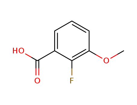 Molecular Structure of 137654-20-7 (2-FLUORO-3-METHOXYBENZOIC ACID)