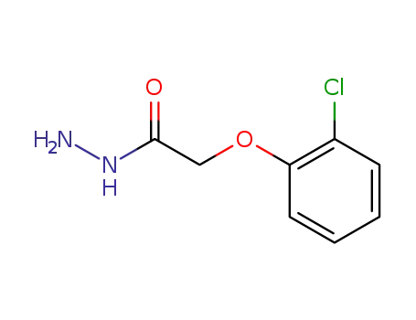 Molecular Structure of 36304-40-2 (2-CHLOROPHENOXYACETIC ACID HYDRAZIDE)