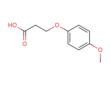Molecular Structure of 20811-60-3 (3-(4-METHOXYPHENOXY)PROPANOIC ACID)
