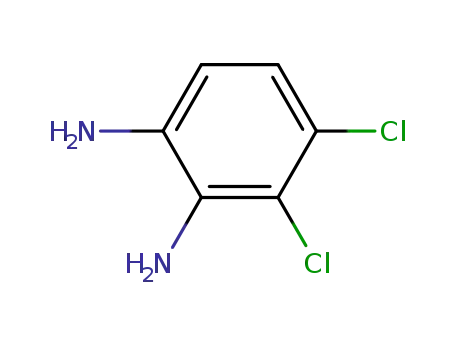 Molecular Structure of 1668-01-5 (3,4-Dichloro-1,2-benzenediamine)