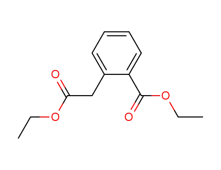 Molecular Structure of 14961-34-3 (Ethyl 2-(2-ethoxy-2-oxoethyl)benzoate)