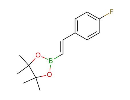 Molecular Structure of 504433-86-7 (4-Fluoro-trans-beta-styrylboro)