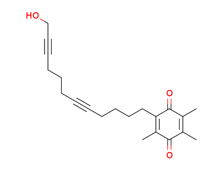 2-[12-HYDROXYDODECA-5,10-DIYNYL]-3,5,6-TRIMETHYL-P-BENZOQUINONE