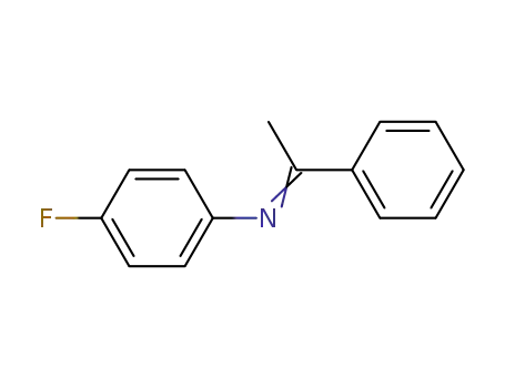 Benzenamine, 4-fluoro-N-(1-phenylethylidene)-