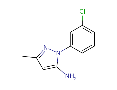 1H-Pyrazol-5-amine,1-(3-chlorophenyl)-3-methyl-