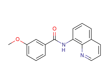 Molecular Structure of 341020-03-9 (3-methoxyl-N-(quinolin-8-yl)benzamide)