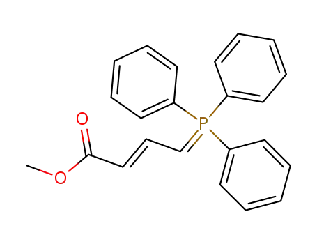 2-Butenoic acid, 4-(triphenylphosphoranylidene)-, methyl ester, (E)-