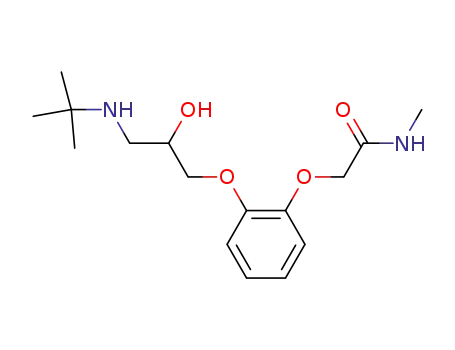 Molecular Structure of 34919-98-7 (Cetamolol)