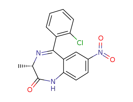 Molecular Structure of 58662-84-3 (Meclonazepam)