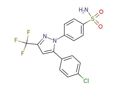 4-[5-(4-CHLOROPHENYL)-3-(TRIFLUOROMETHYL)-1H-PYRAZOL-1-YL]BENZENESULFONAMIDE