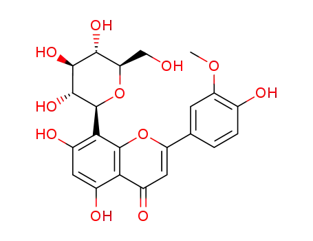 5,7-Dihydroxy-2-(4-hydroxy-3-methoxyphenyl)-8-[3,4,5-trihydroxy-6-(hydroxymethyl)oxan-2-yl]chromen-4-one