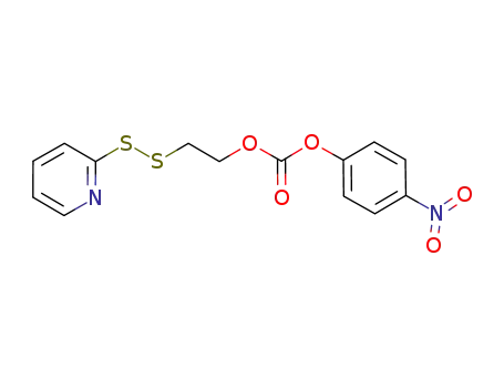Molecular Structure of 874302-76-8 (4-nitrophenyl 2-(2-(pyridin-2-yl)disulfanyl)ethyl carbonate)