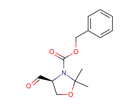 3-Oxazolidinecarboxylic acid, 4-formyl-2,2-dimethyl-, phenylmethyl
ester, (4S)-