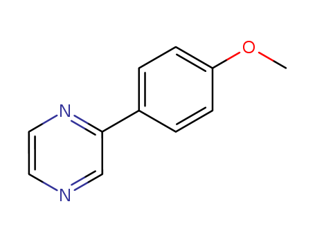 Pyrazine, 2-(4-methoxyphenyl)-