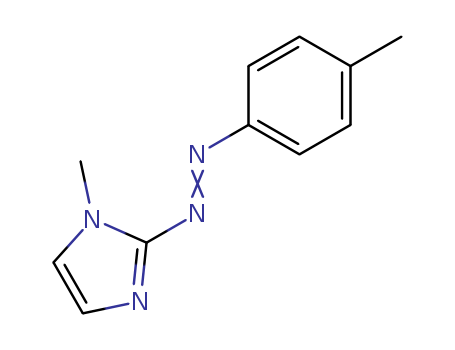 Molecular Structure of 198347-67-0 (1H-Imidazole, 1-methyl-2-[(4-methylphenyl)azo]-)