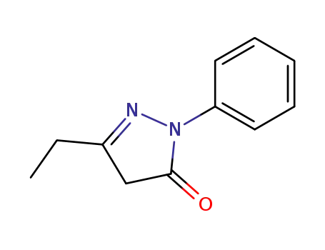 3H-Pyrazol-3-one, 5-ethyl-2,4-dihydro-2-phenyl-