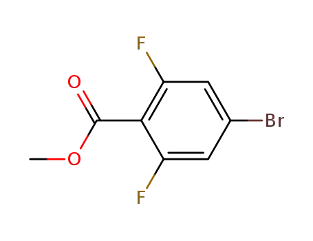 Molecular Structure of 773134-11-5 (Methyl 4-bromo-2,6-difluorobenzoate)