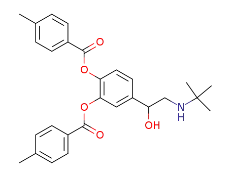 Molecular Structure of 30392-40-6 (Bitolterol)