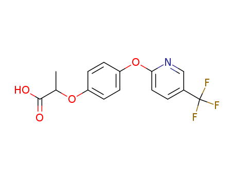 2-[4-[5-(TRIFLUOROMETHYL)(PYRIDIN-2-YL)]OXYPHENOXY]PROPANOIC ACID