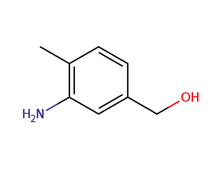 Molecular Structure of 81863-45-8 (3-AMINO-4-METHYLBENZYL ALCOHOL)