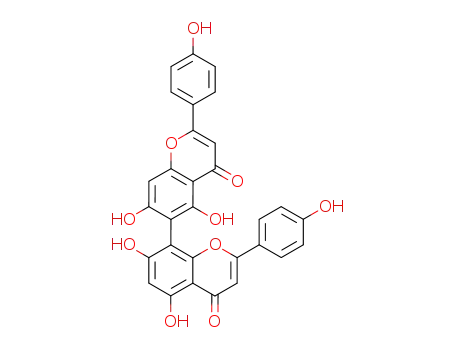 Molecular Structure of 28441-98-7 (agathisflavone)