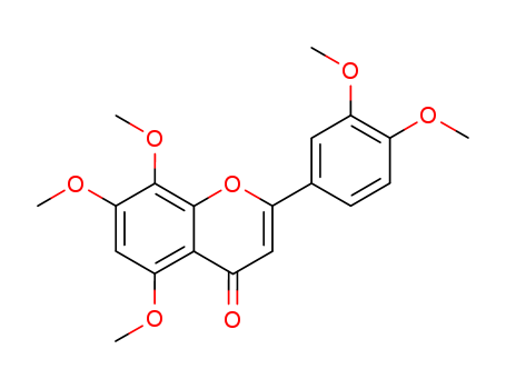 4H-1-Benzopyran-4-one,2-(3,4-dimethoxyphenyl)- 5,7,8-trimethoxy-                                                                                                                                        