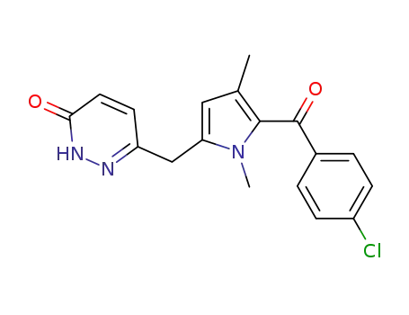 6-((5-(4-Chlorobenzoyl)-1,4-dimethyl-1H-pyrrol-2-yl)methyl)-3(2H)-pyridazinone