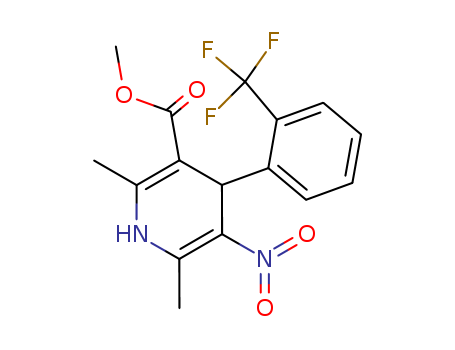 Methyl 2,6-dimethyl-3-nitro-4-[2-(trifluoromethyl)phenyl]-1,4-dihydropyridine-5-carboxylate