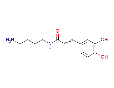 N-(4-aminobutyl)-3-(3,4-dihydroxyphenyl)prop-2-enamide