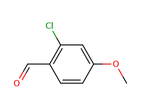 Molecular Structure of 54439-75-7 (2-Chloro-4-hydroxybenzaldehyde 98%)