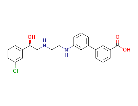 [1,1'-Biphenyl]-3-carboxylicacid,3'-[[2-[[(2R)-2-(3-chlorophenyl)-2-hydroxyethyl]aMino]ethyl]aMino]-