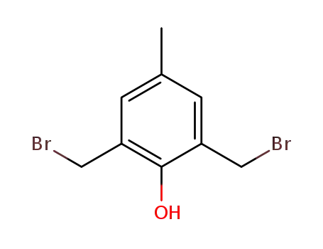 Molecular Structure of 72109-65-0 (2,6-Bis(bromomethyl)-4-methylphenol)