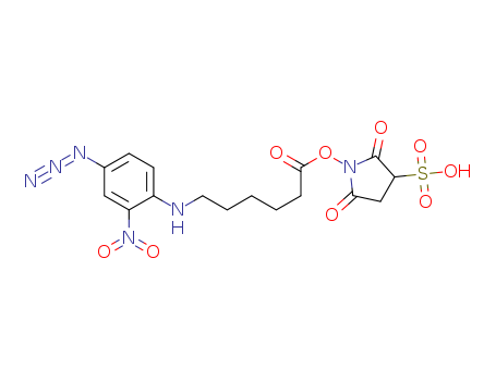 Hexanoic acid,6-[(4-azido-2-nitrophenyl)amino]-, 2,5-dioxo-3-sulfo-1-pyrrolidinyl ester